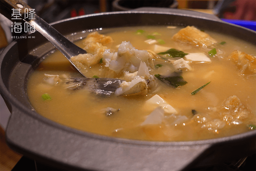 和平島　阿信ㄟ灶咖　剝皮魚味增湯