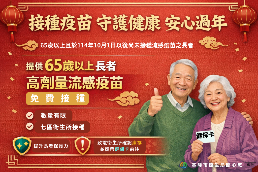 基隆高劑量流感疫苗